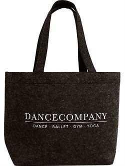 Koksgrå filt taske Dancecompany