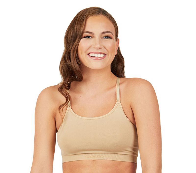 placere Rust biografi Capezio hudfarvet seamless top til piger