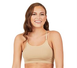 Capezio hudfarvet seamless top til piger