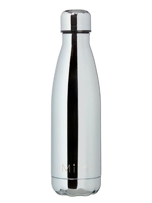 500 Ml drikkeflaske fra Miin Bottle i sølv