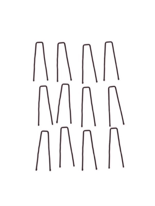 Brune hårnåle 2"(5cm) - 12 stk super gode