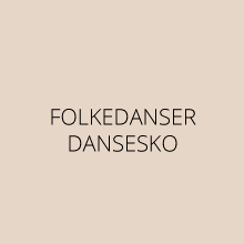 Dansesko til folkedans