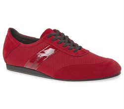 Diamant rød dansesko sneakers vario spin 