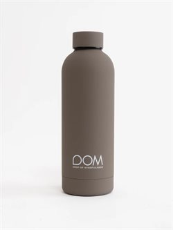 500 ML drikkeflaske i brun fra Drop of mindfulness
