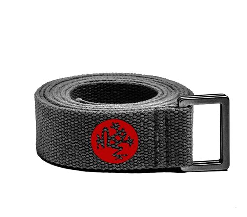 Grå bæltestrop til yoga og træning - Manduka 