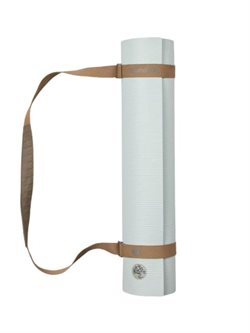 Brun Manduka bærestrop til yogamåtter