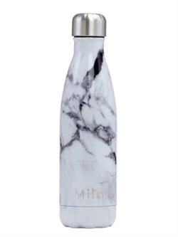 500 Ml drikkeflaske fra Miin Bottle i marmor