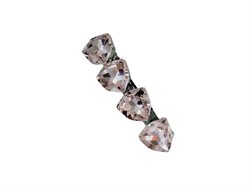 Hårspænde med 4 store rosa sten