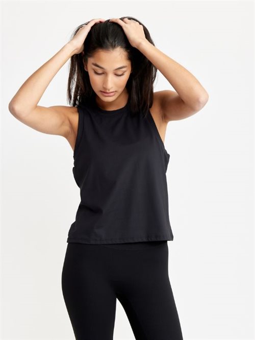 DOM sort blød relaxed top