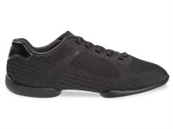 Diamant sneakers Tune med splitsål sort strikket mesh